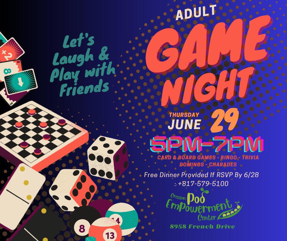 Adult GAME NIGHT! 🎱🎲♟️
