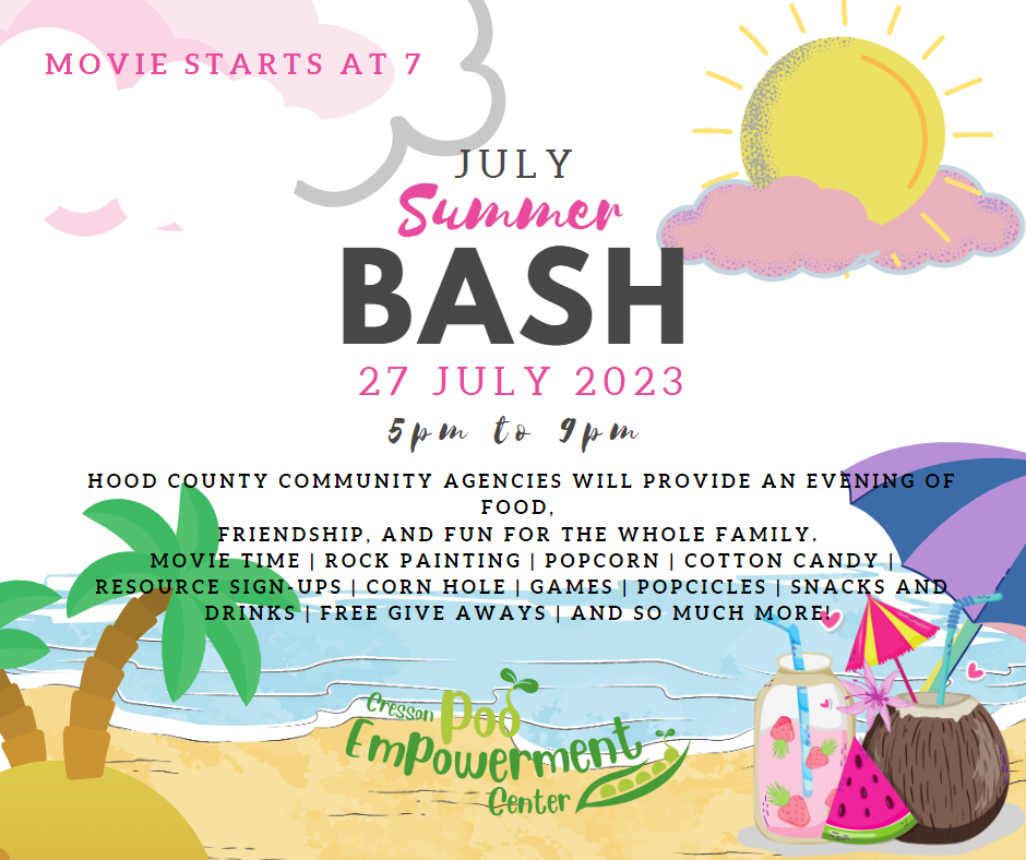 July SUMMER BASH! for the whole family.