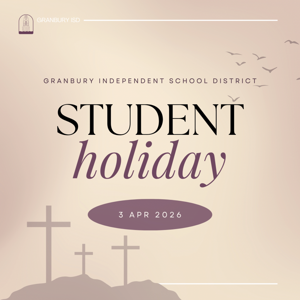 GISD Student Holiday
Good Friday
3 April 2026
